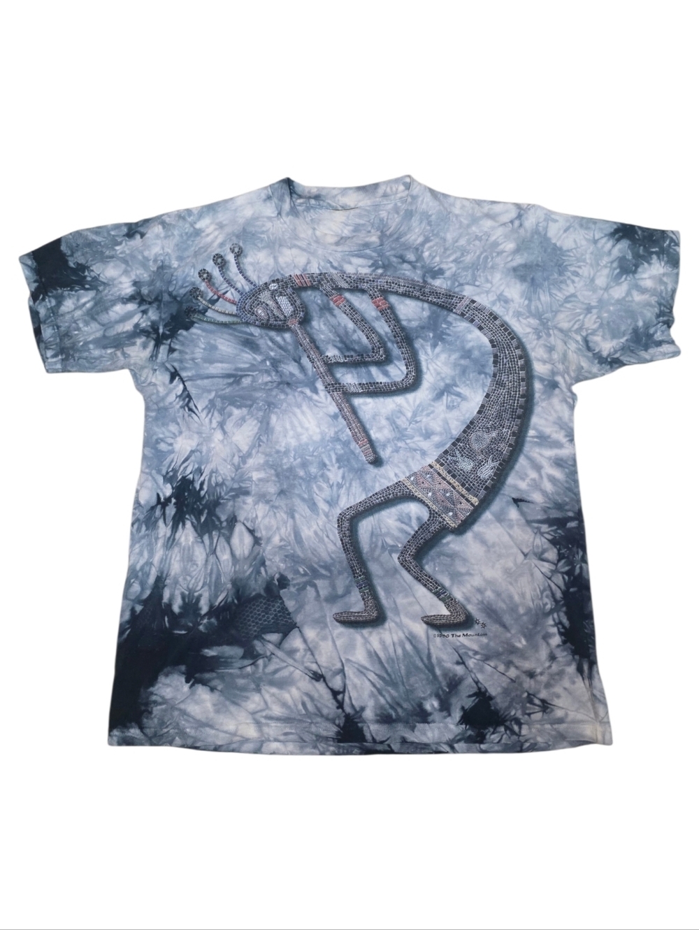 The Moutain Tee Vintage 1996 Kokopelli Tie Dye Graphic T-Shirt Size Medium